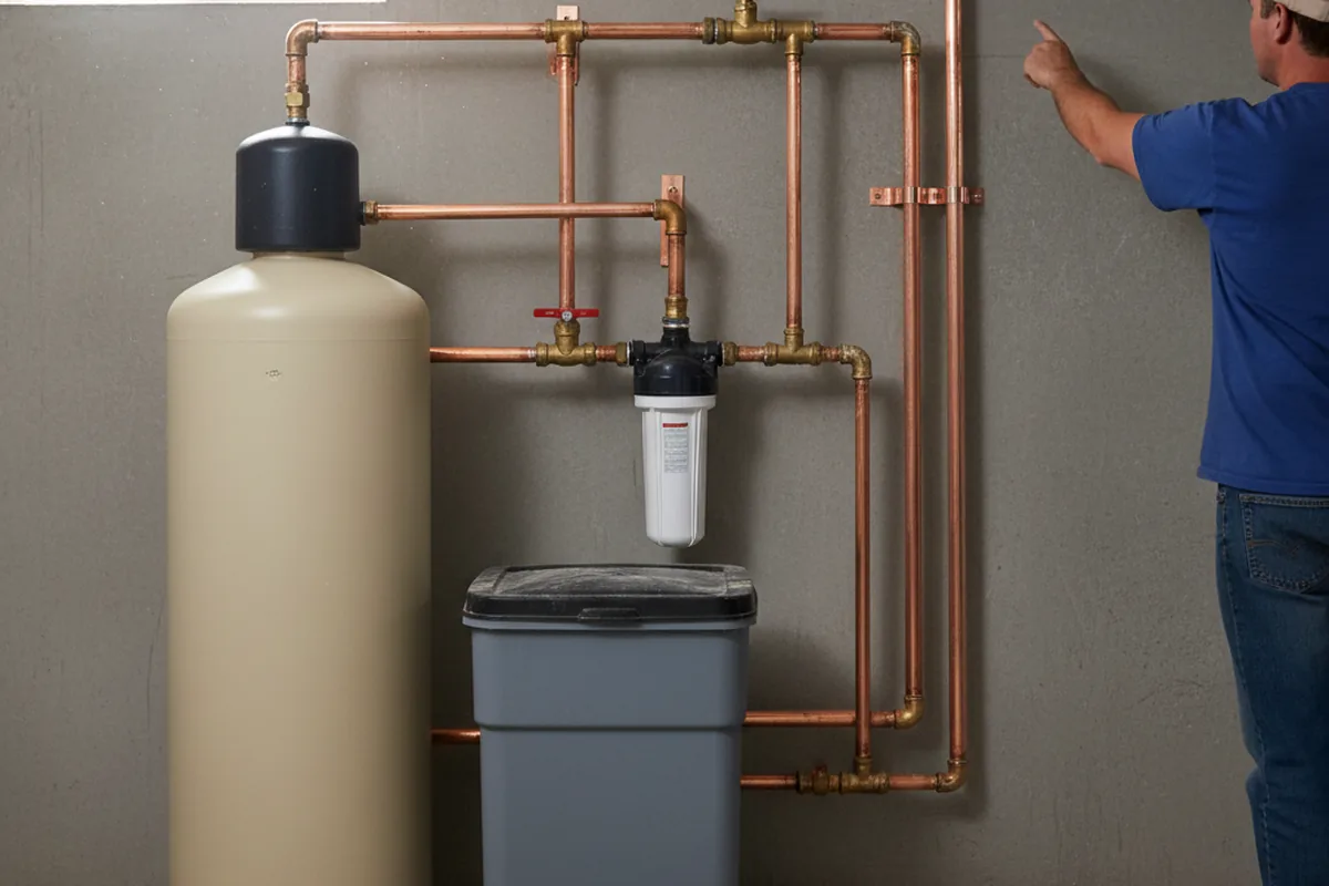 Whole-house water treatment system installed in Hooven